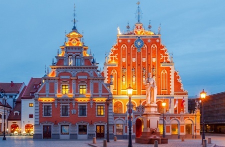 Riga: Casa de los Cabezas Negras - Melngaviu nams