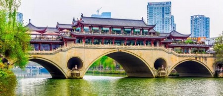 Chengdu: Puente Anshun