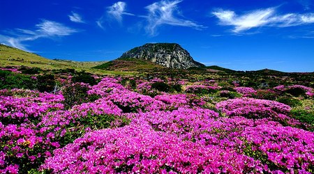 Monte Hallasan en la Isla de Jeju
