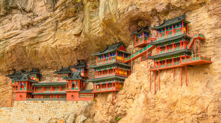 Datong: Monasterio Colgante de Hengshan