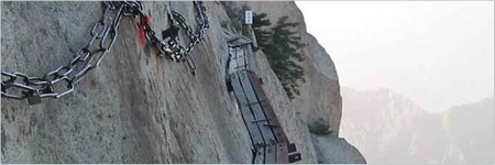 Acceso al Monte Huashan