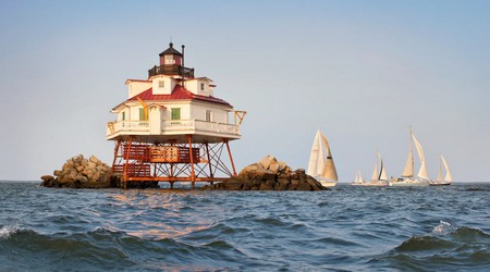 Faro de Thomas Point Shoal - Virginia - USA