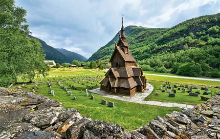 Noruega: Iglesia de Madera o Stavkirke