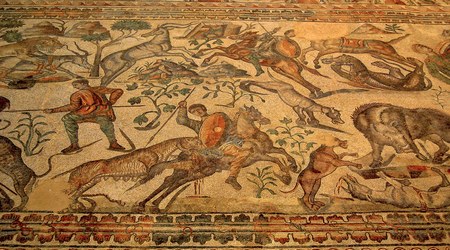 Villa romana La Olmeda: Mosaico